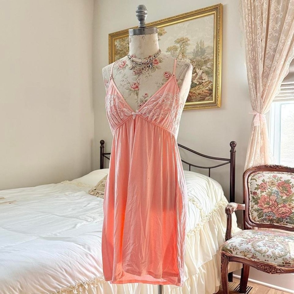 Y2K pink babydoll slip Victoria's Secret size large